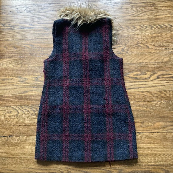 Anthropologie Sanctuary Vest with Removable Faux Fur Collar, Size Small - Picture 5 of 9